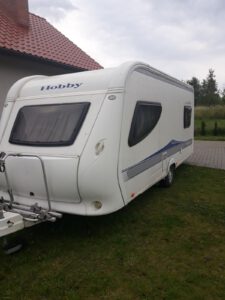 Wypożyczalnia przyczep campingowych Mobilne Mazury nad jeziorem Pisz