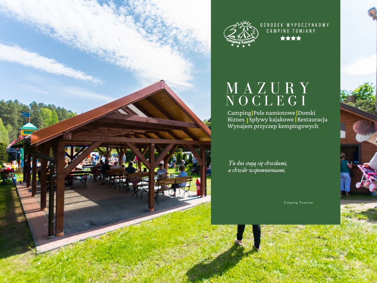 Imprezy integracyjne Olsztyn w malowniczej scenerii campingu Tumań.