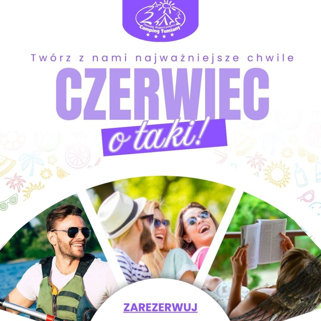 Czerwcówka Mazury – atrakcje dla dzieci na campingu nad wodą