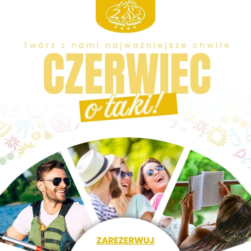Czerwcówka nad jeziorem – zachód słońca na Mazurach