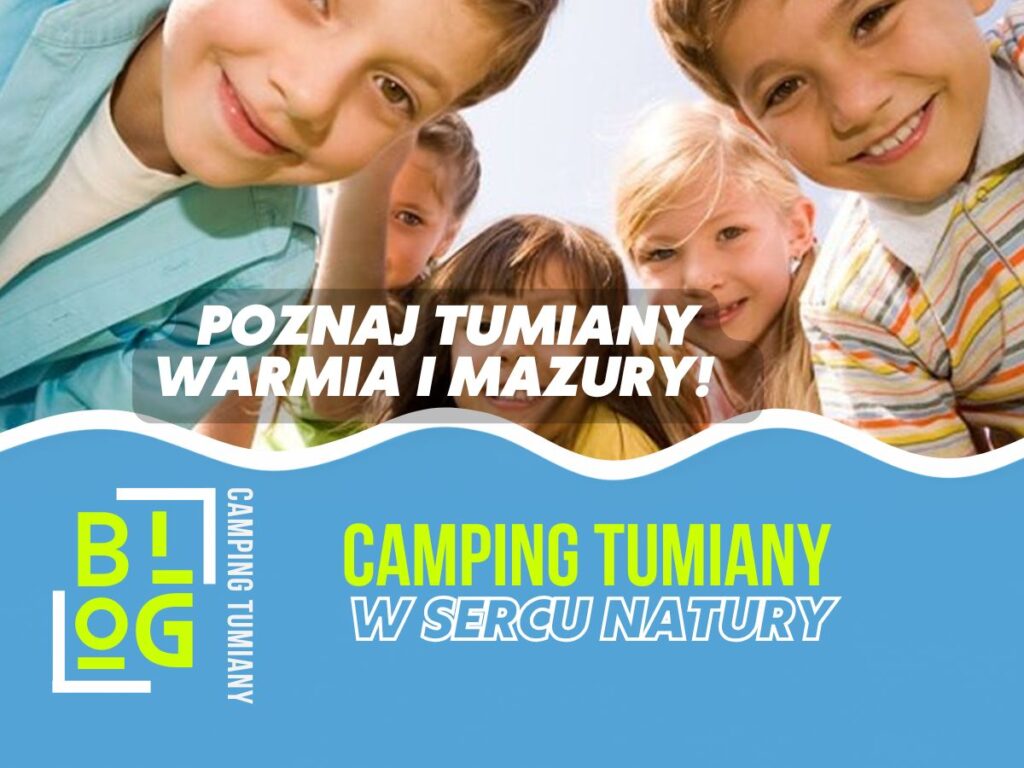 Camping nad jeziorem na Mazurach: plaża i kąpielisko, basen z łódeczkami, place zabaw, gokarty, łuk, siatkówka, ognisko, grill, szlaki kajakowe.
